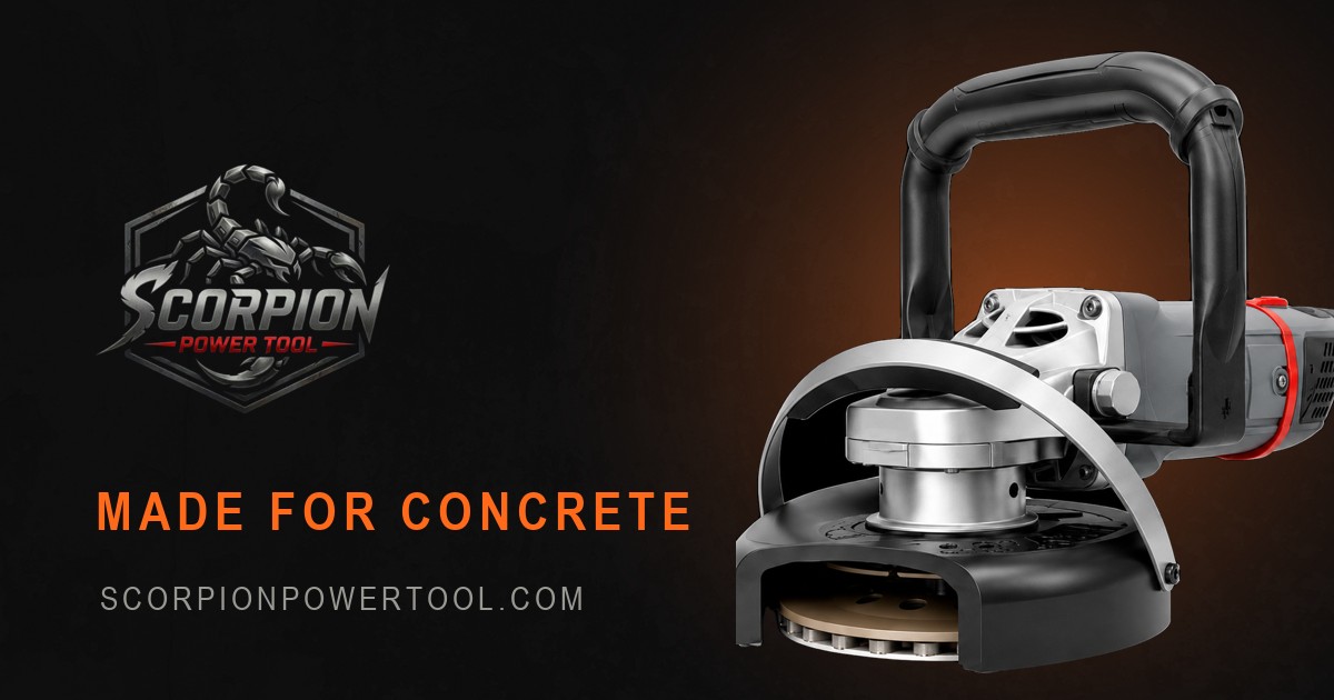 Scorpion Power Tool — A New Generation of Grinders Made For Concrete